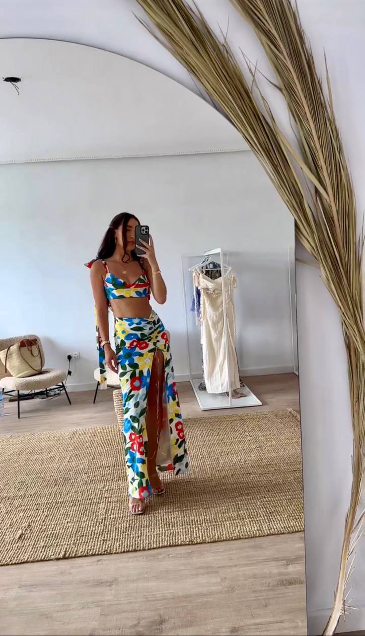 Micro Fabric Printed Set