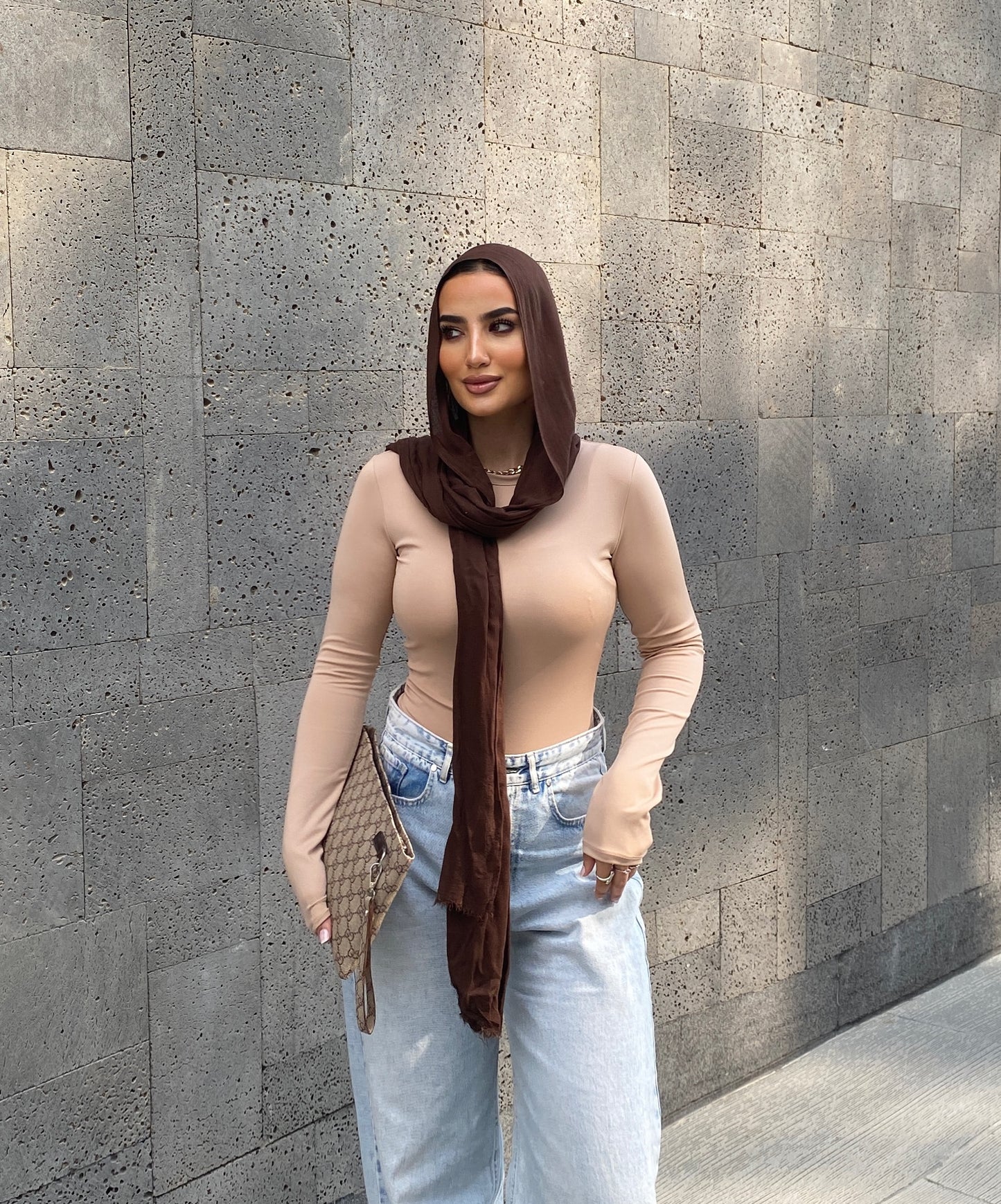 Latte - long sleeve basic top