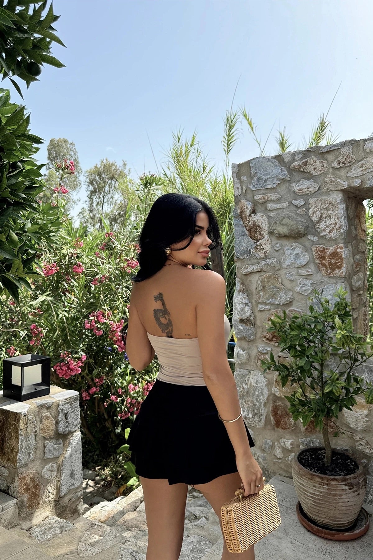 Beige Window bodysuit