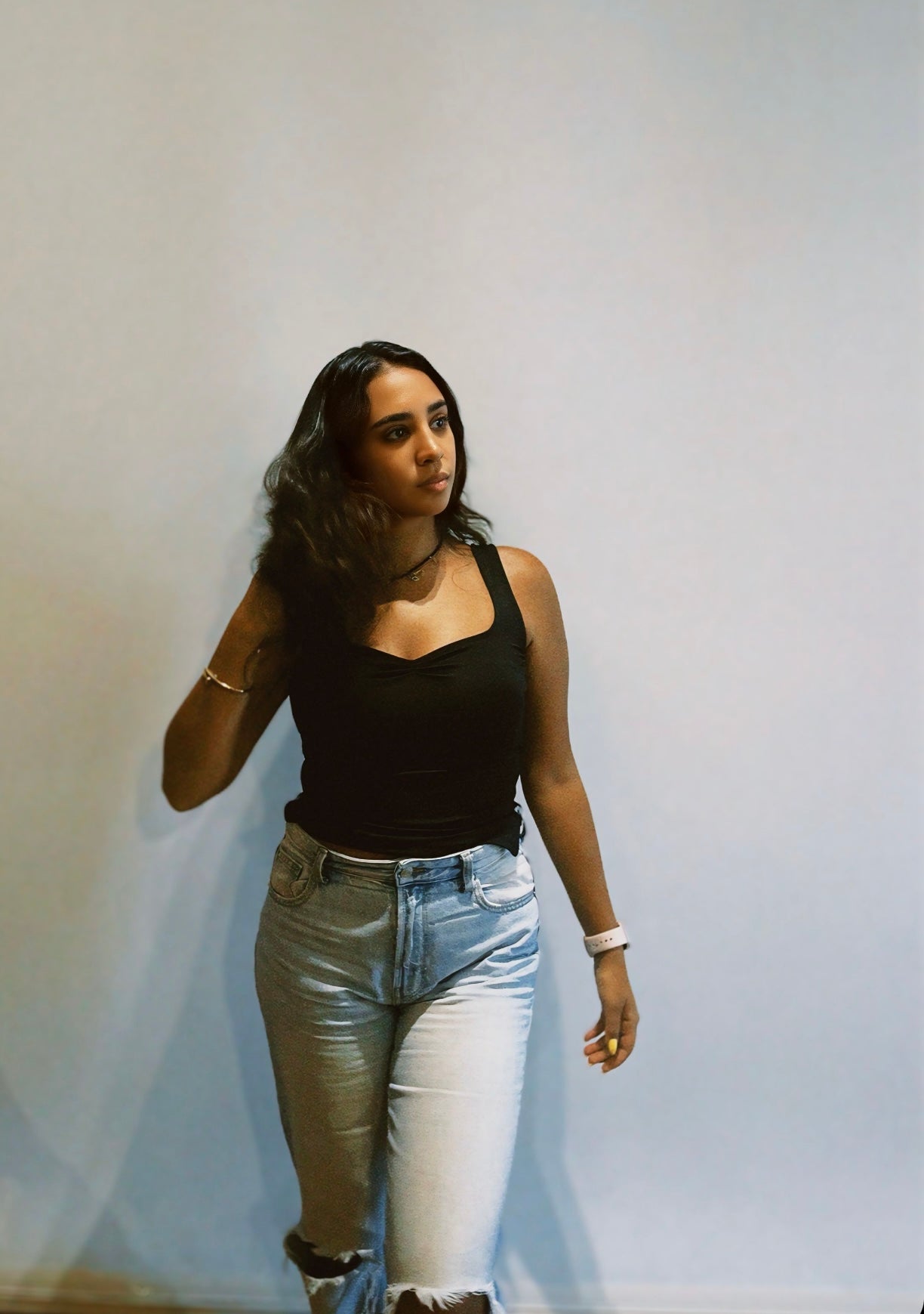 Black Crop Top Sleeveless