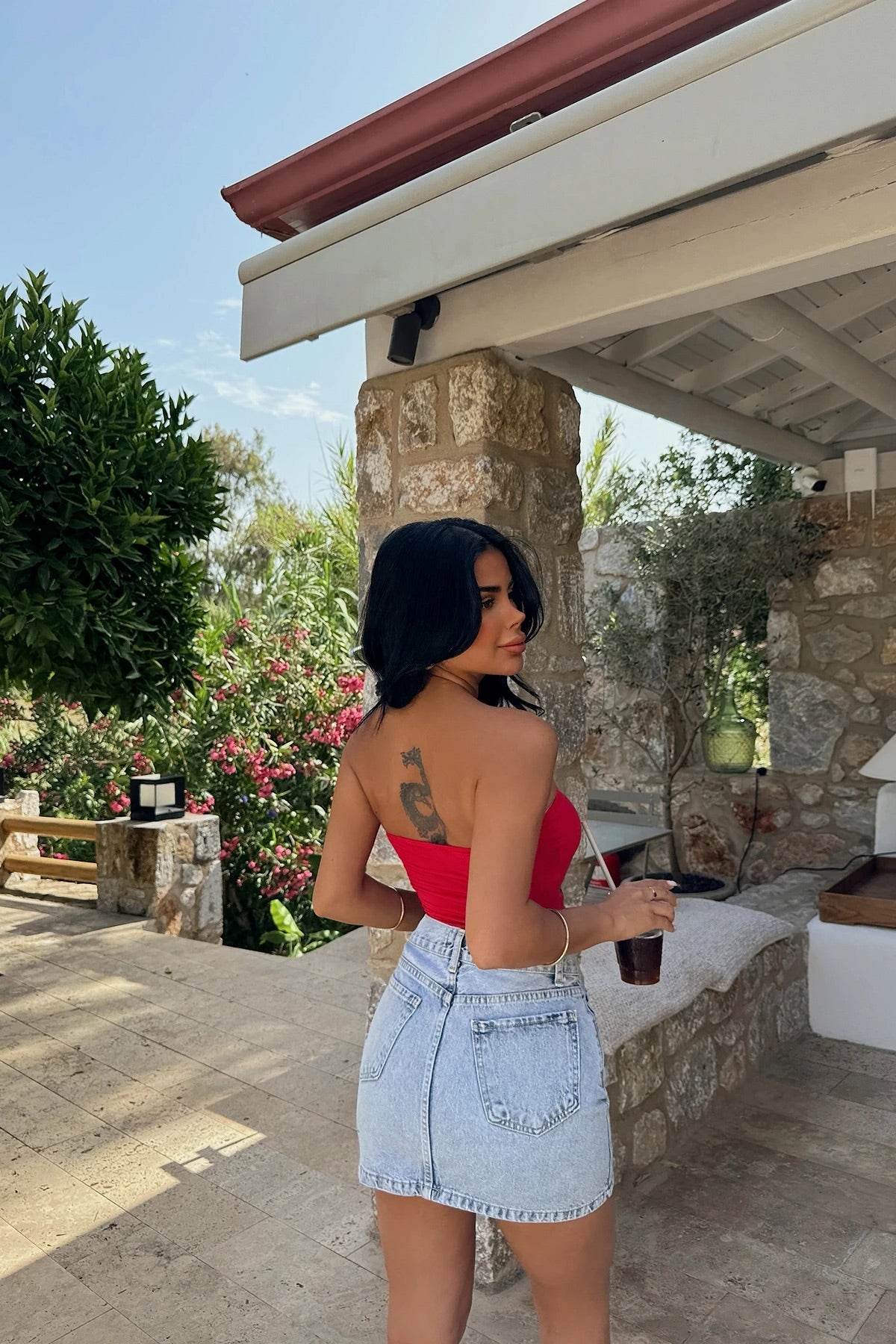 Red Window bodysuit