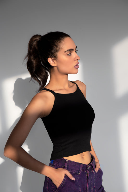 Black Camisole Tank Top