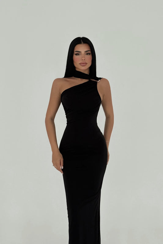 Black Marcia Long Dress