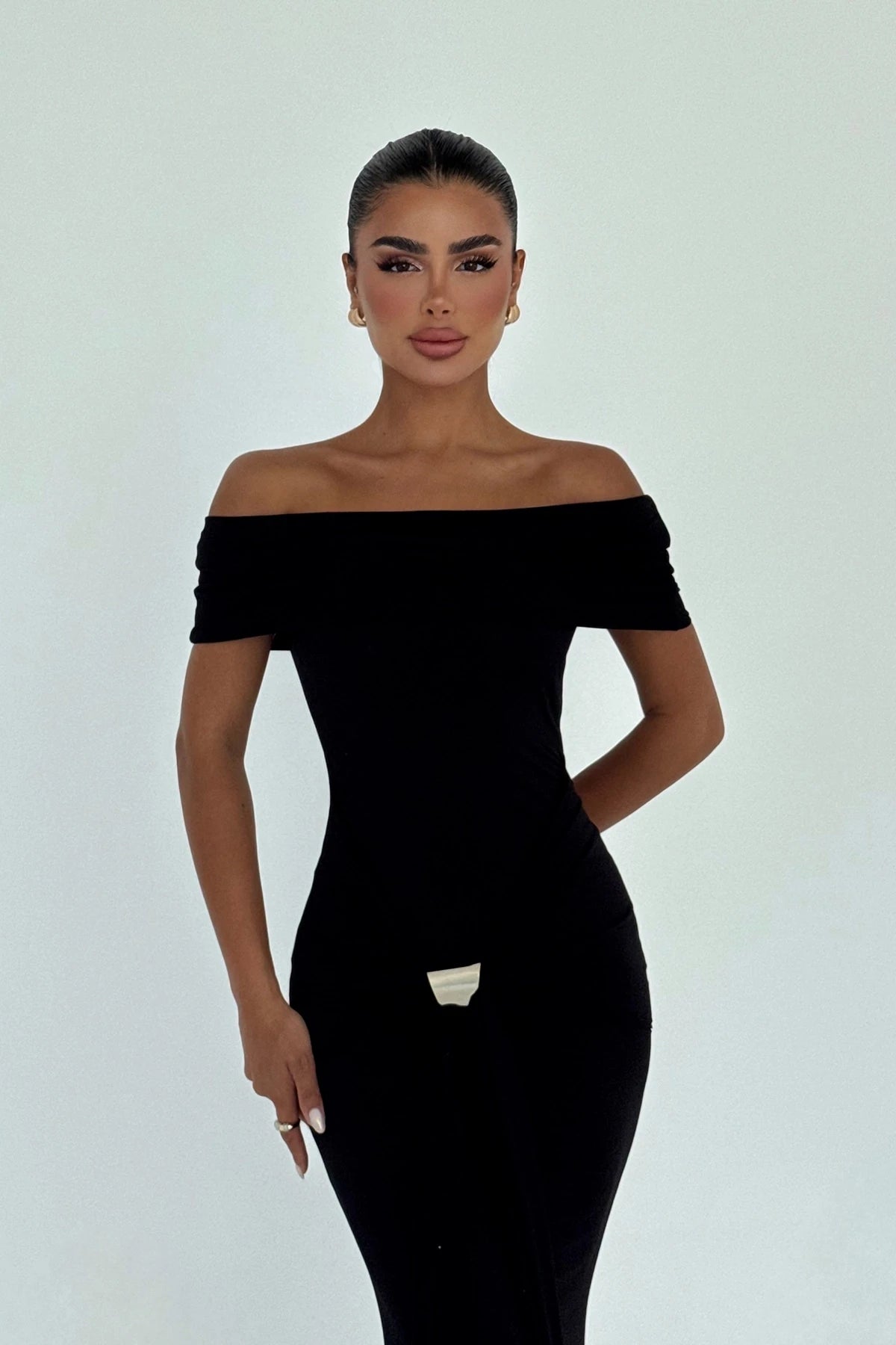 Black Allayia Long Dress