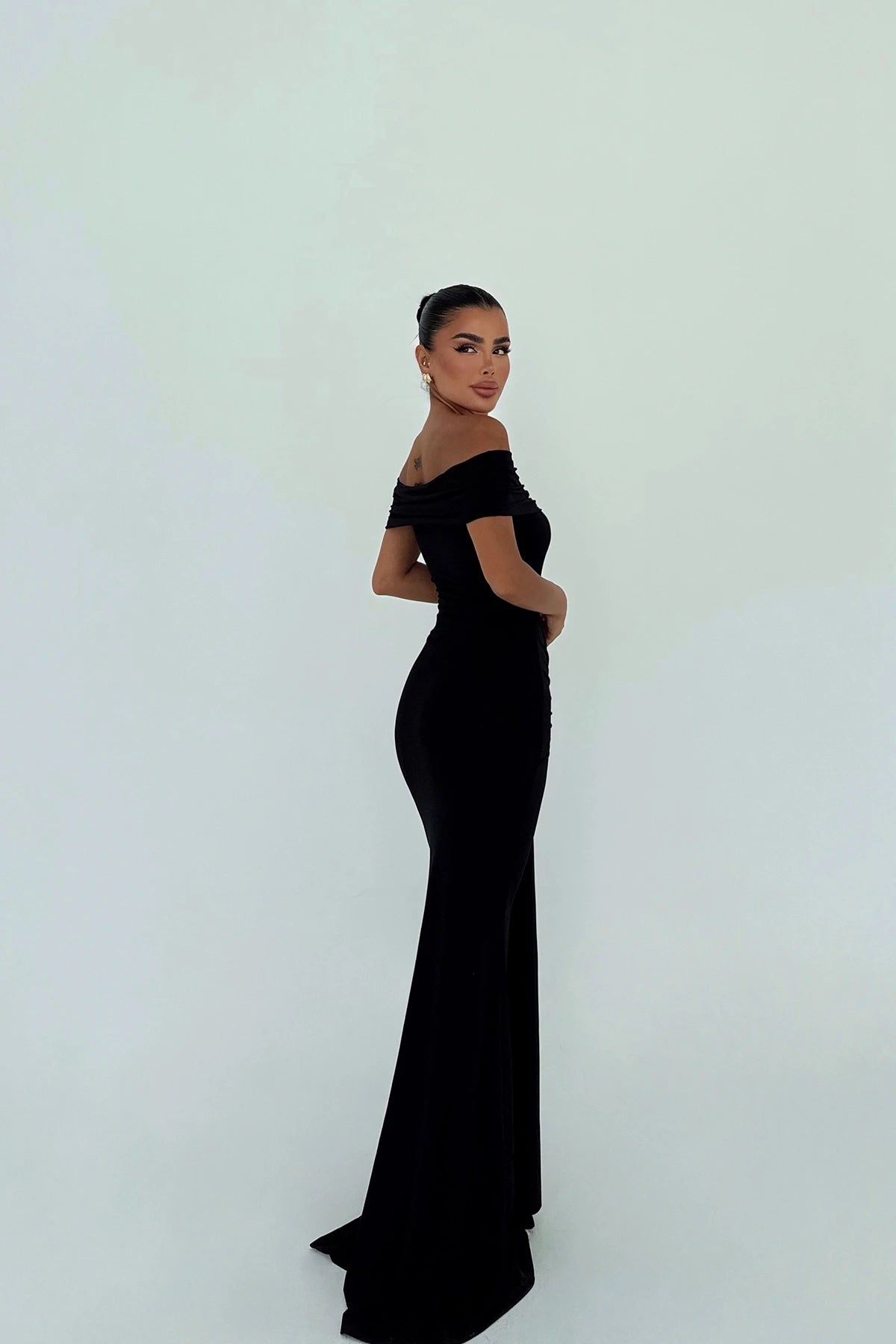 Black Allayia Long Dress