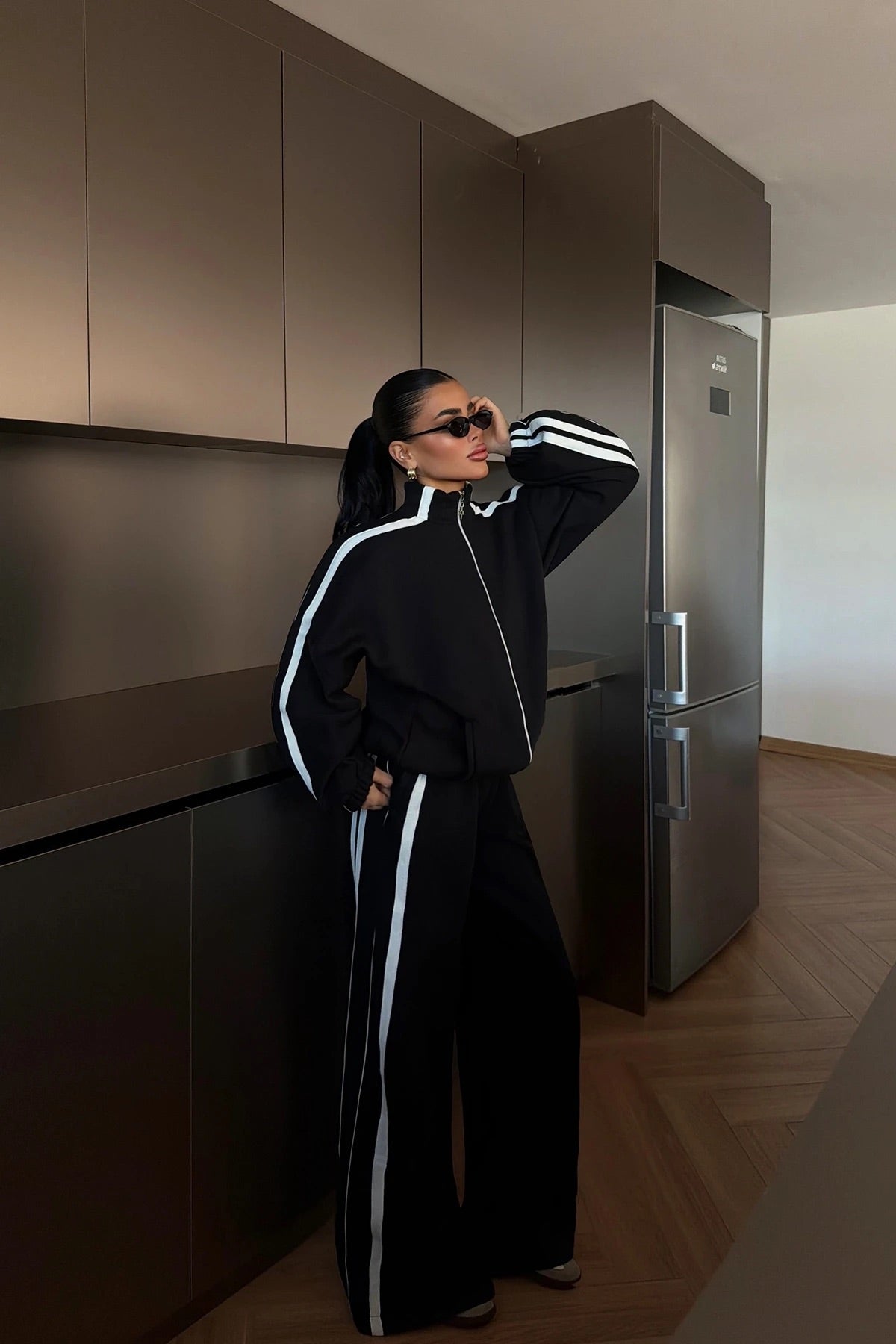 black Tommys Tracksuit