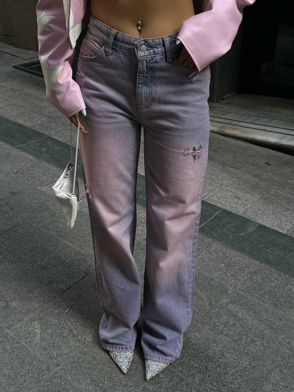 COLORS LASER DETAILED JEANS