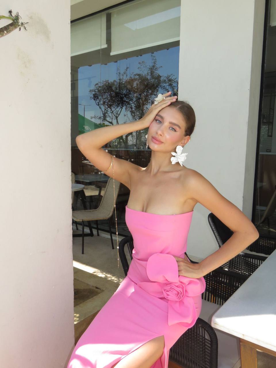 Pink Daysi Strapless Dress