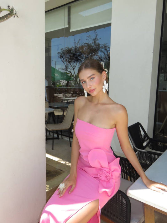 Pink Daysi Strapless Dress