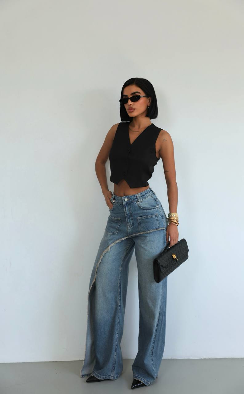 petra blue tint Jeans