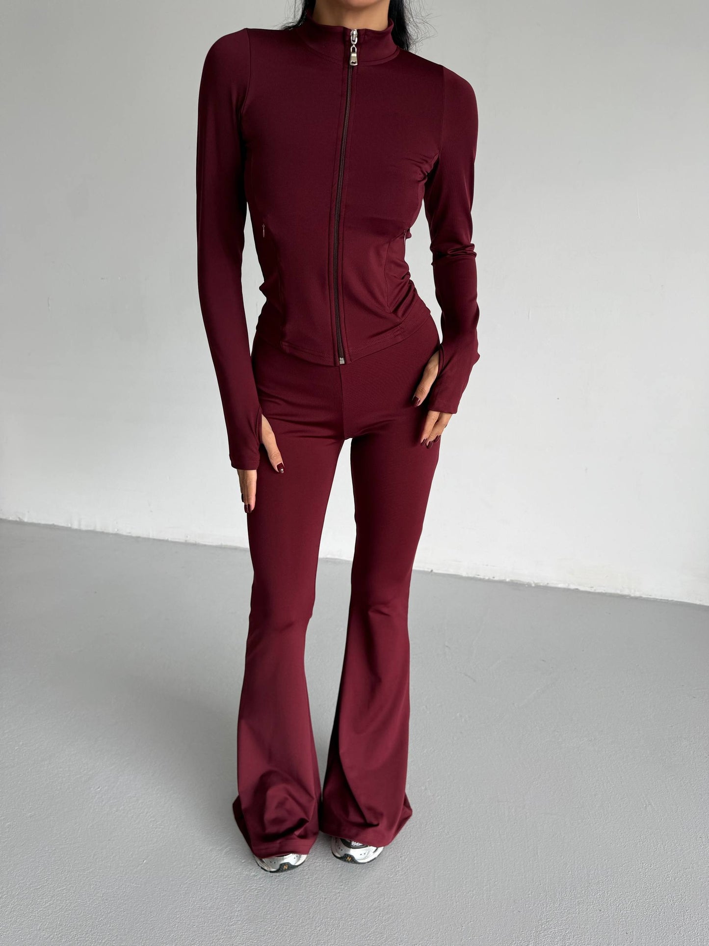 Burgundy  SCUBA FABRIC SET