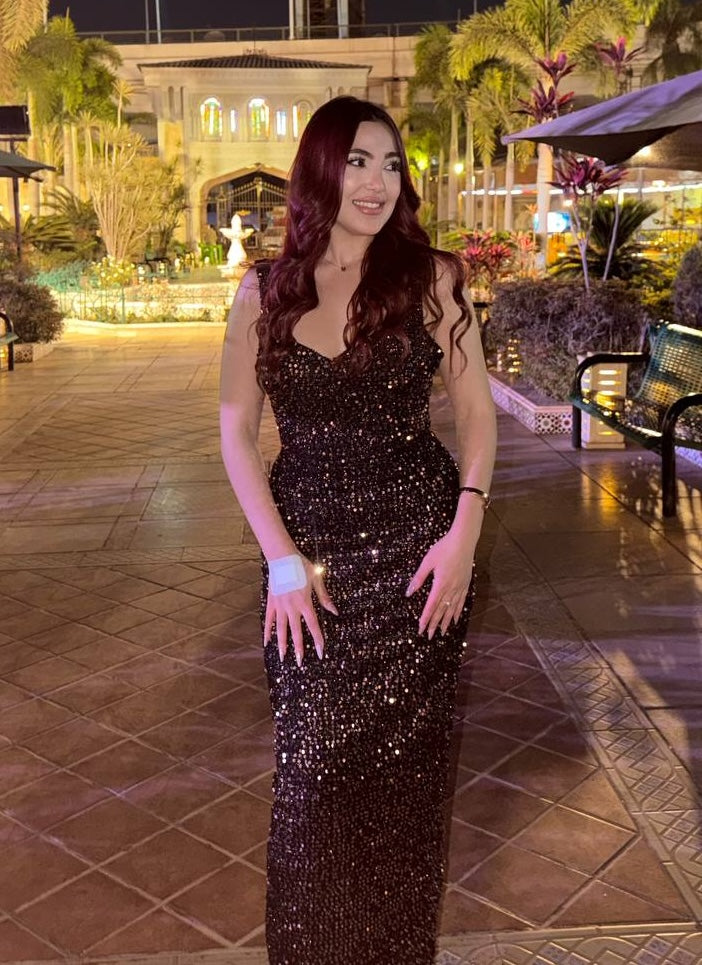 Rose Freja Sequined Dress