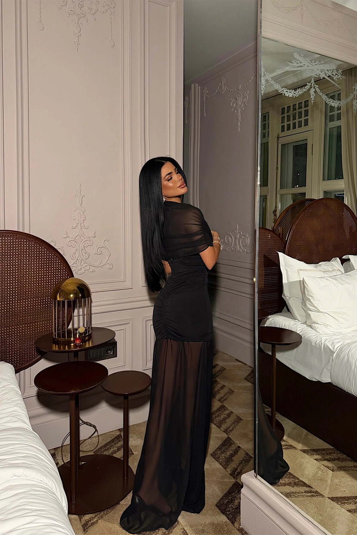 Black Shannon Long Dress