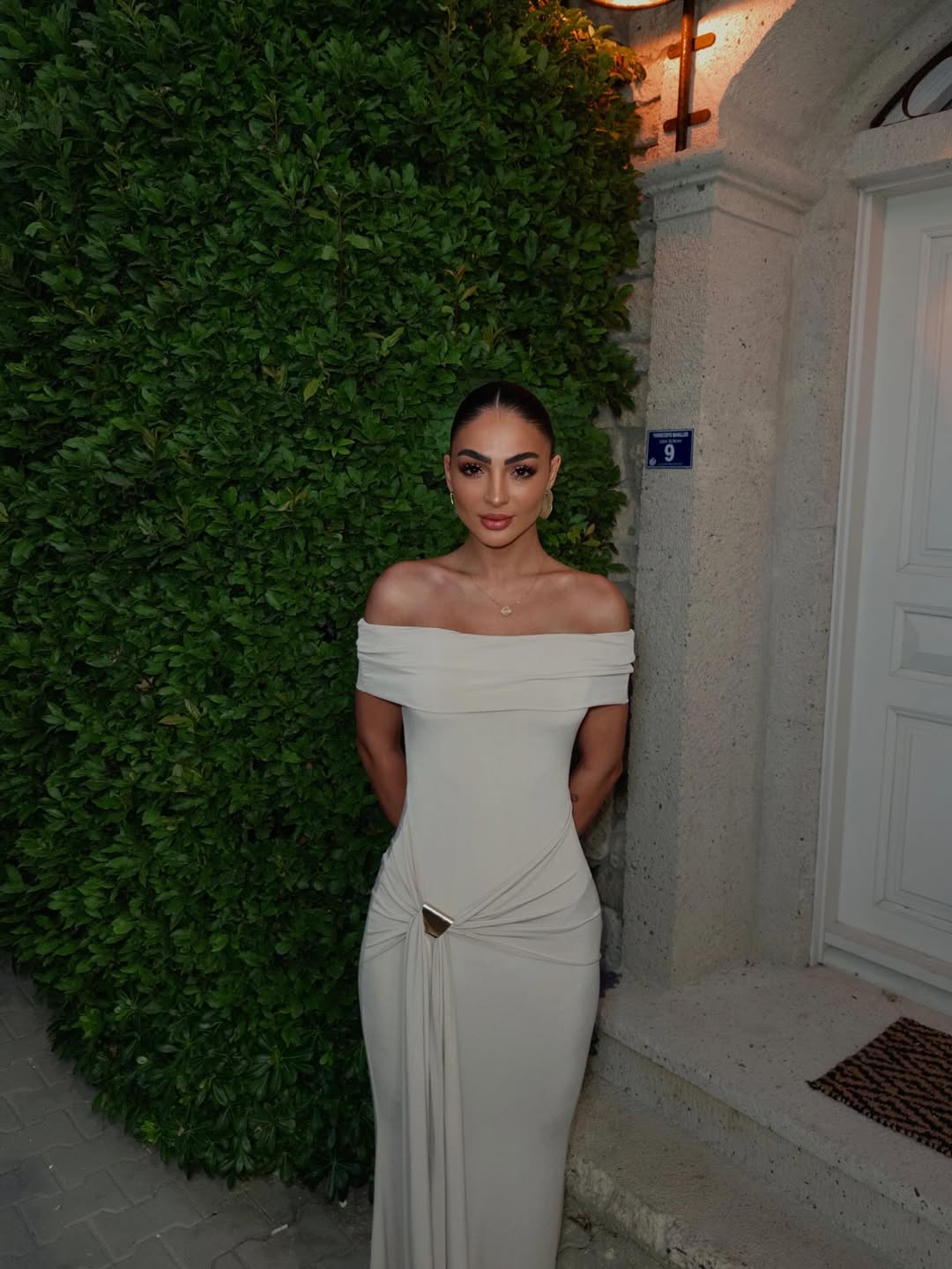 Beige Allayia Long Dress