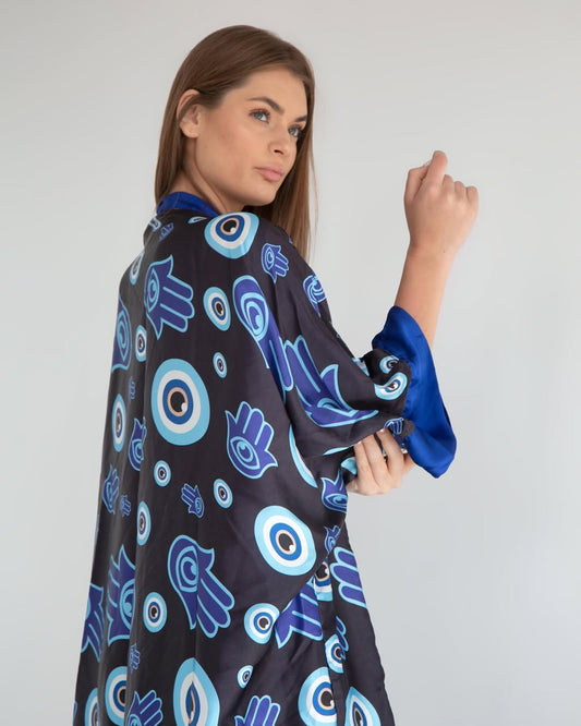 evil eye kimono