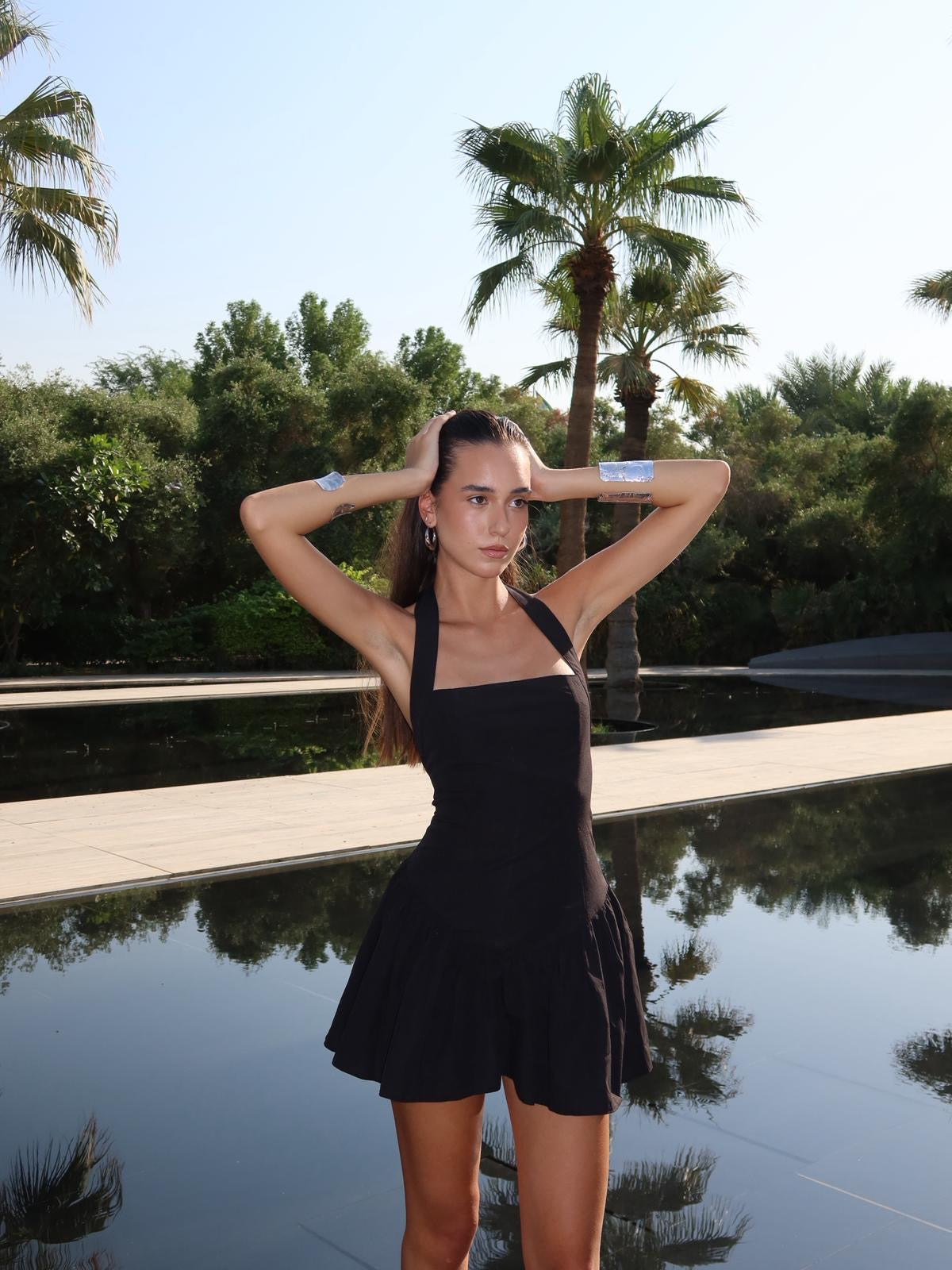 Black Annalise Mini Dress
