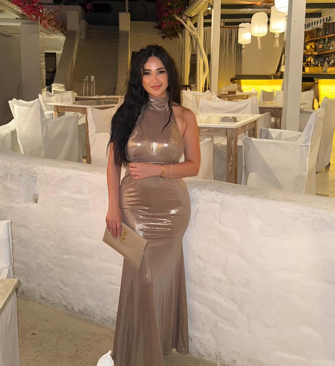 GLASS BENITTIN FABRIC DRESS