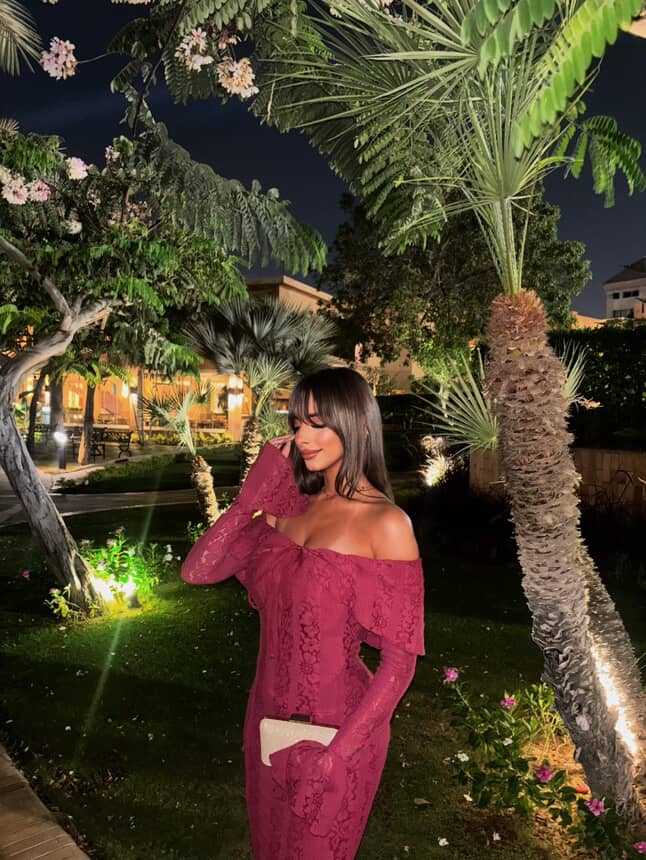 Burgundy Maya Strapless Dress