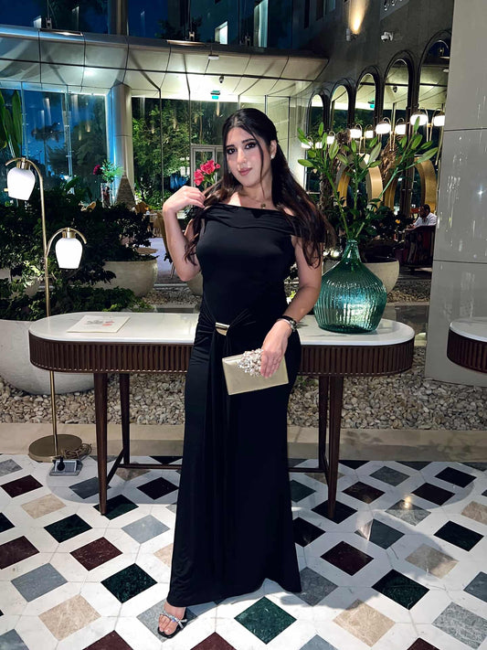 Black Allayia Long Dress