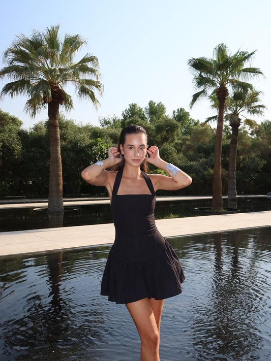 Black Annalise Mini Dress