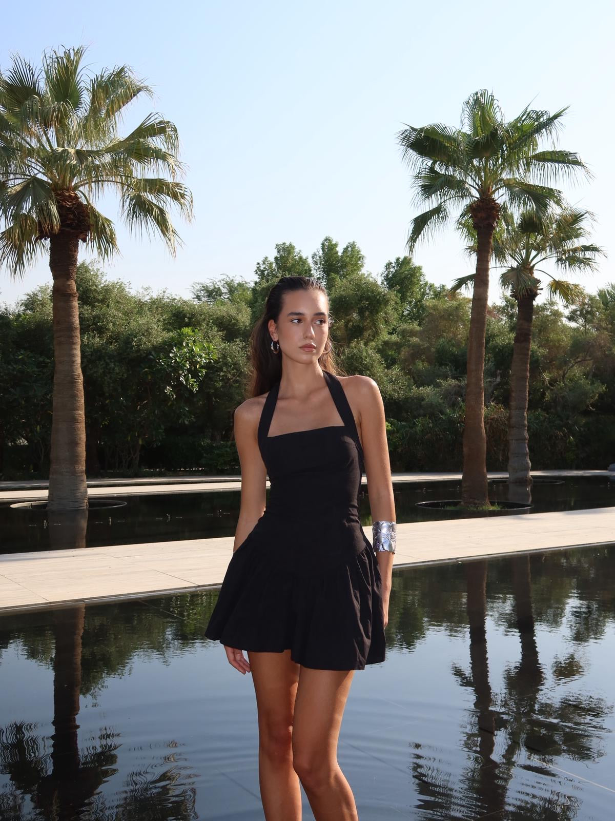 Black Annalise Mini Dress