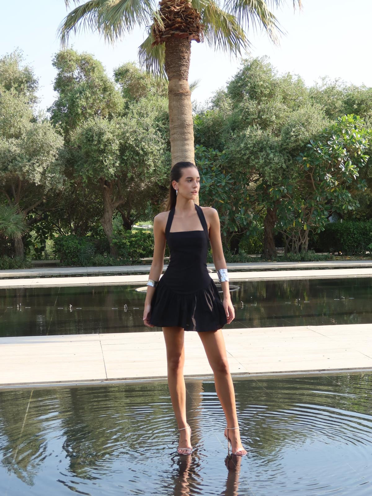 Black Annalise Mini Dress