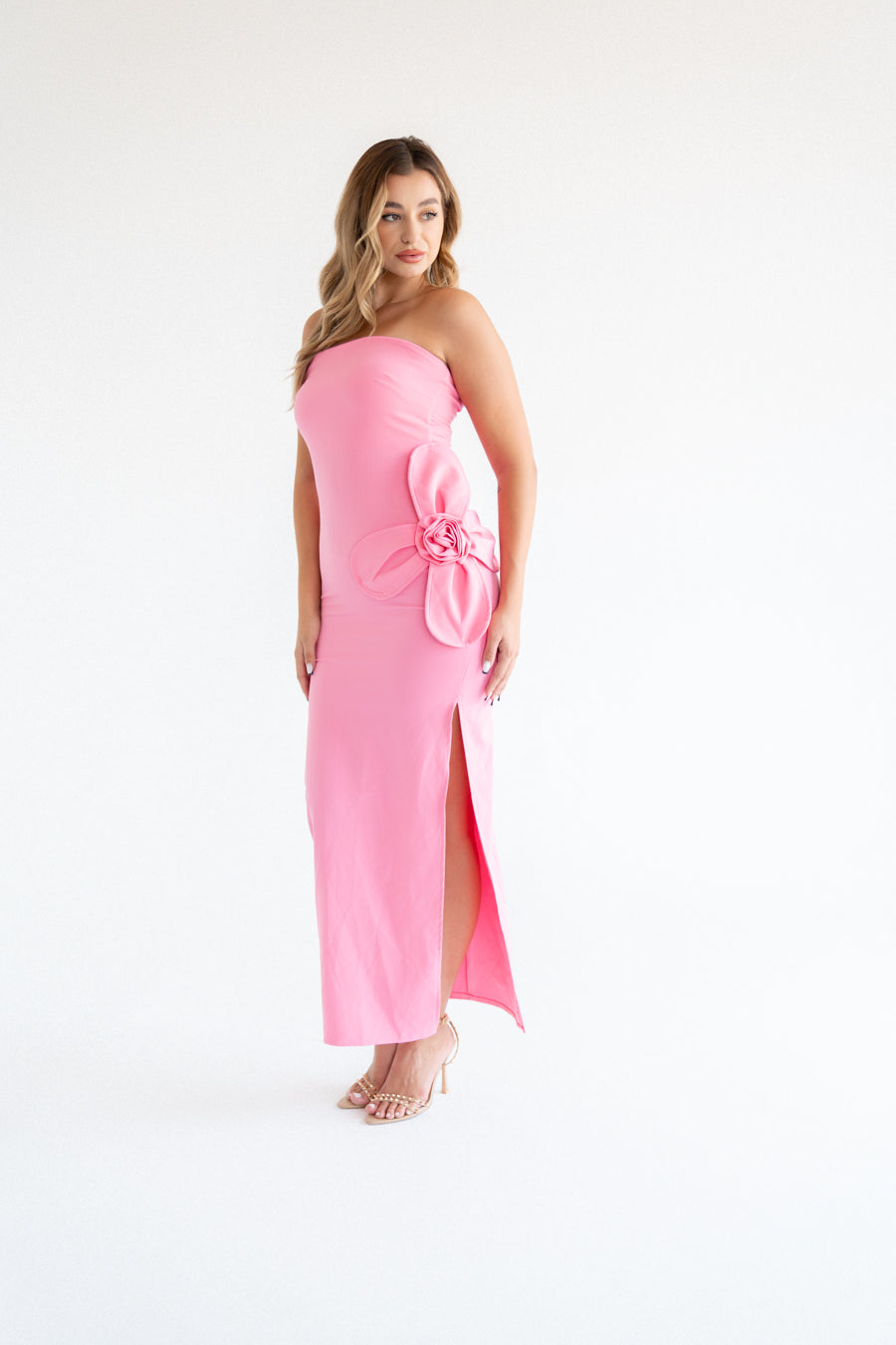 Pink Daysi Strapless Dress