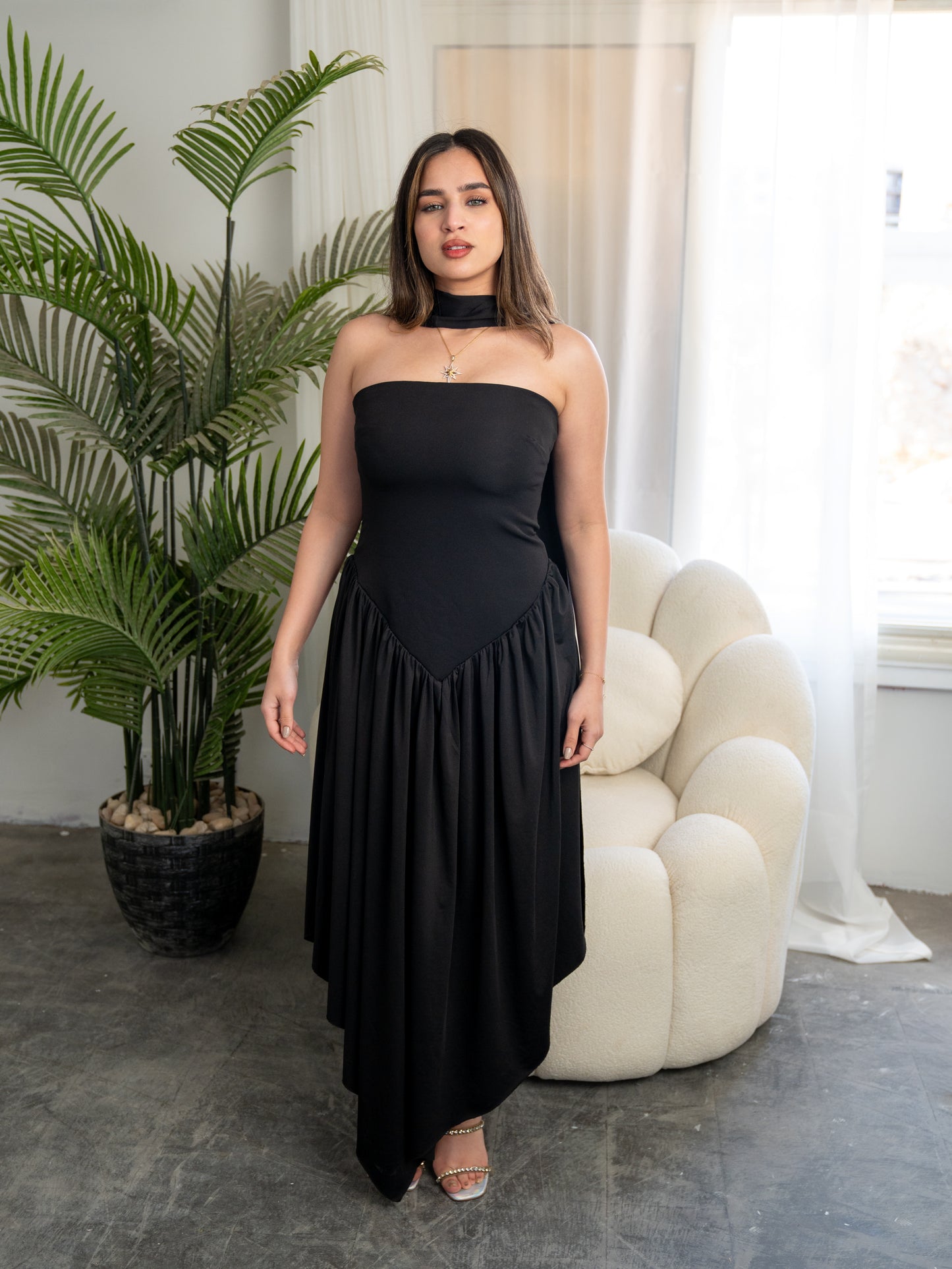 Black Sinatra Maxi Dress