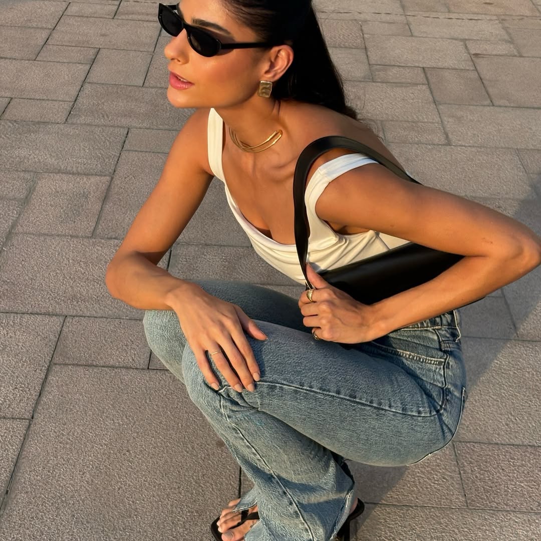 blue criss cross jeans