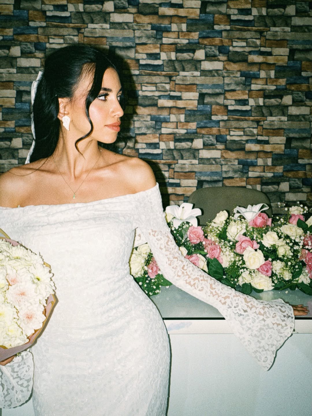 white Arya Strapless Lace Dress
