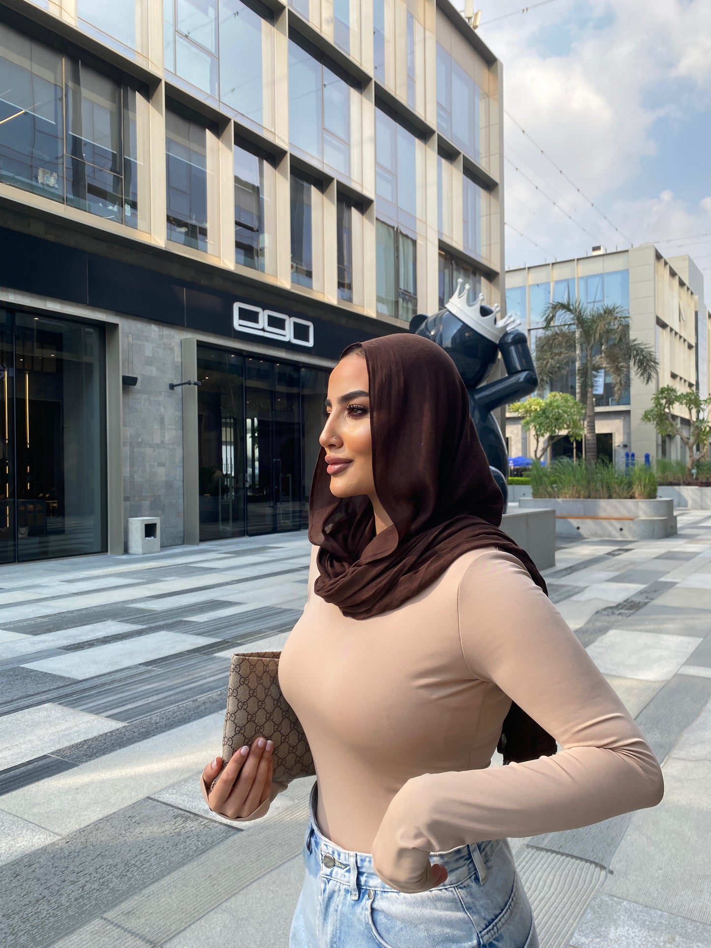 Latte - long sleeve basic top