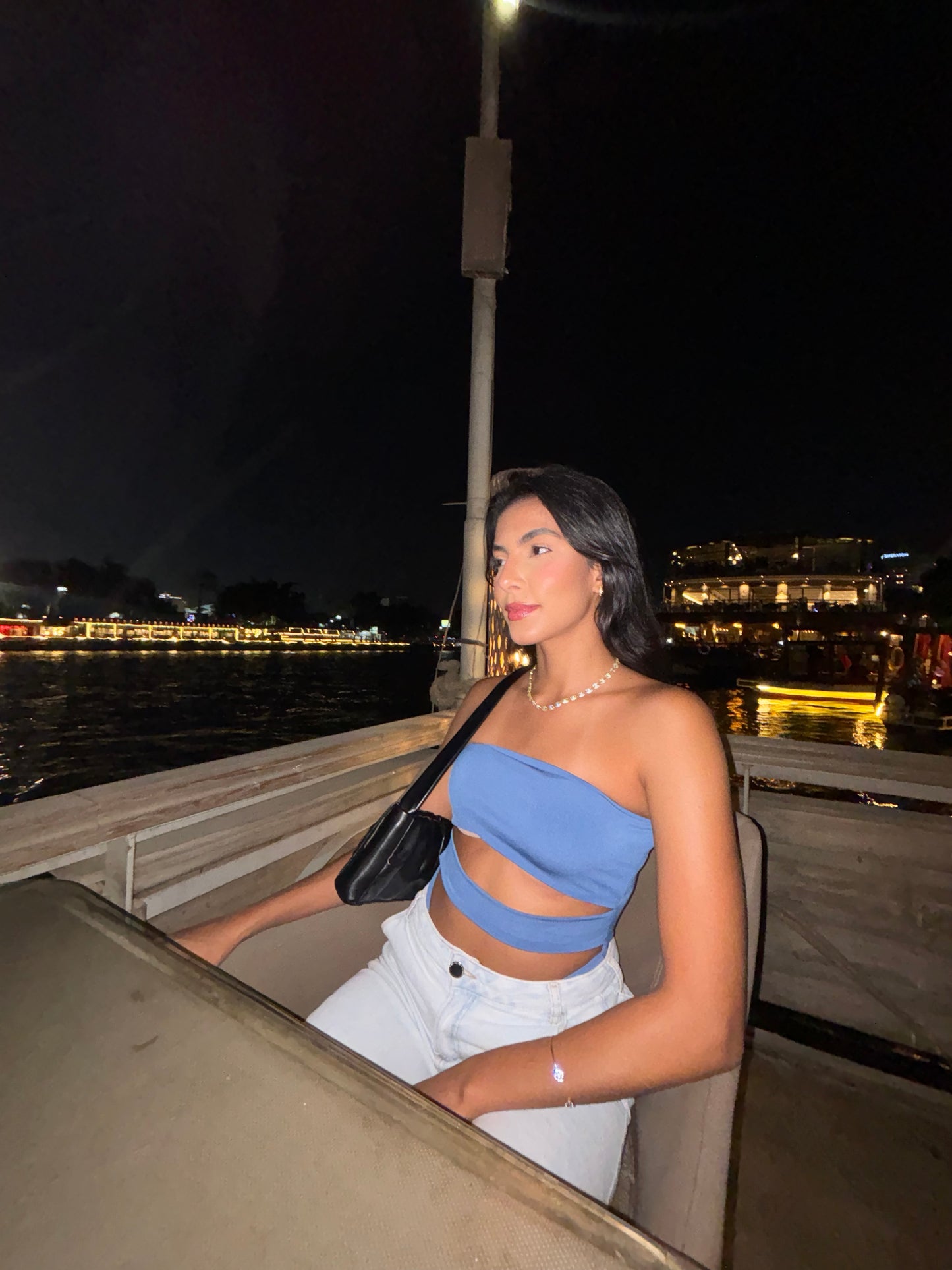 blue Window bodysuit