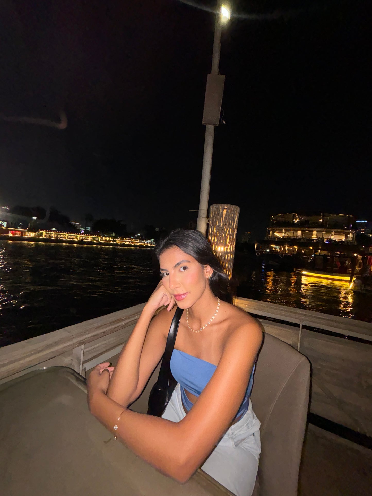 blue Window bodysuit