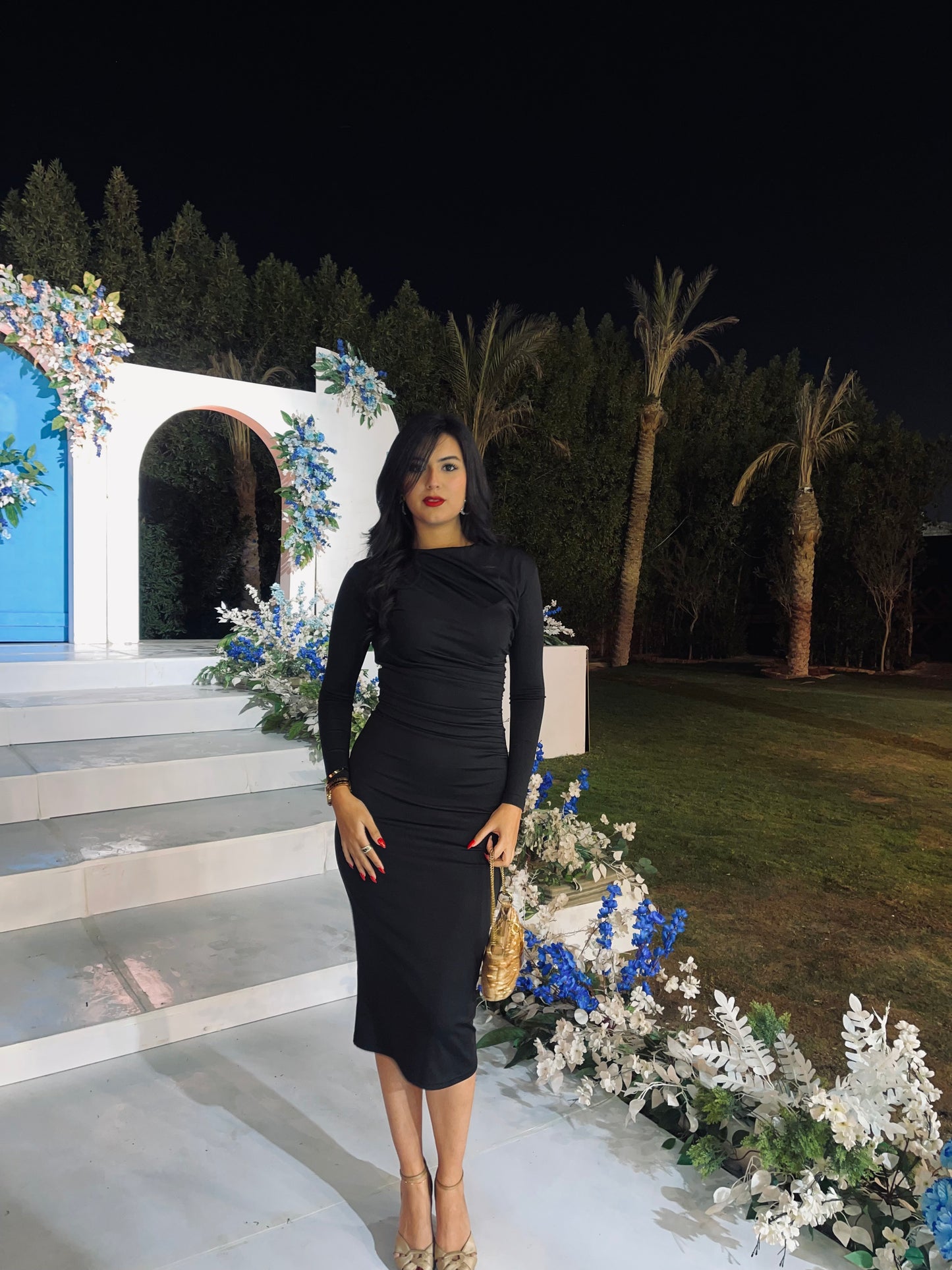 Black  SCUBA FABRIC DRESS