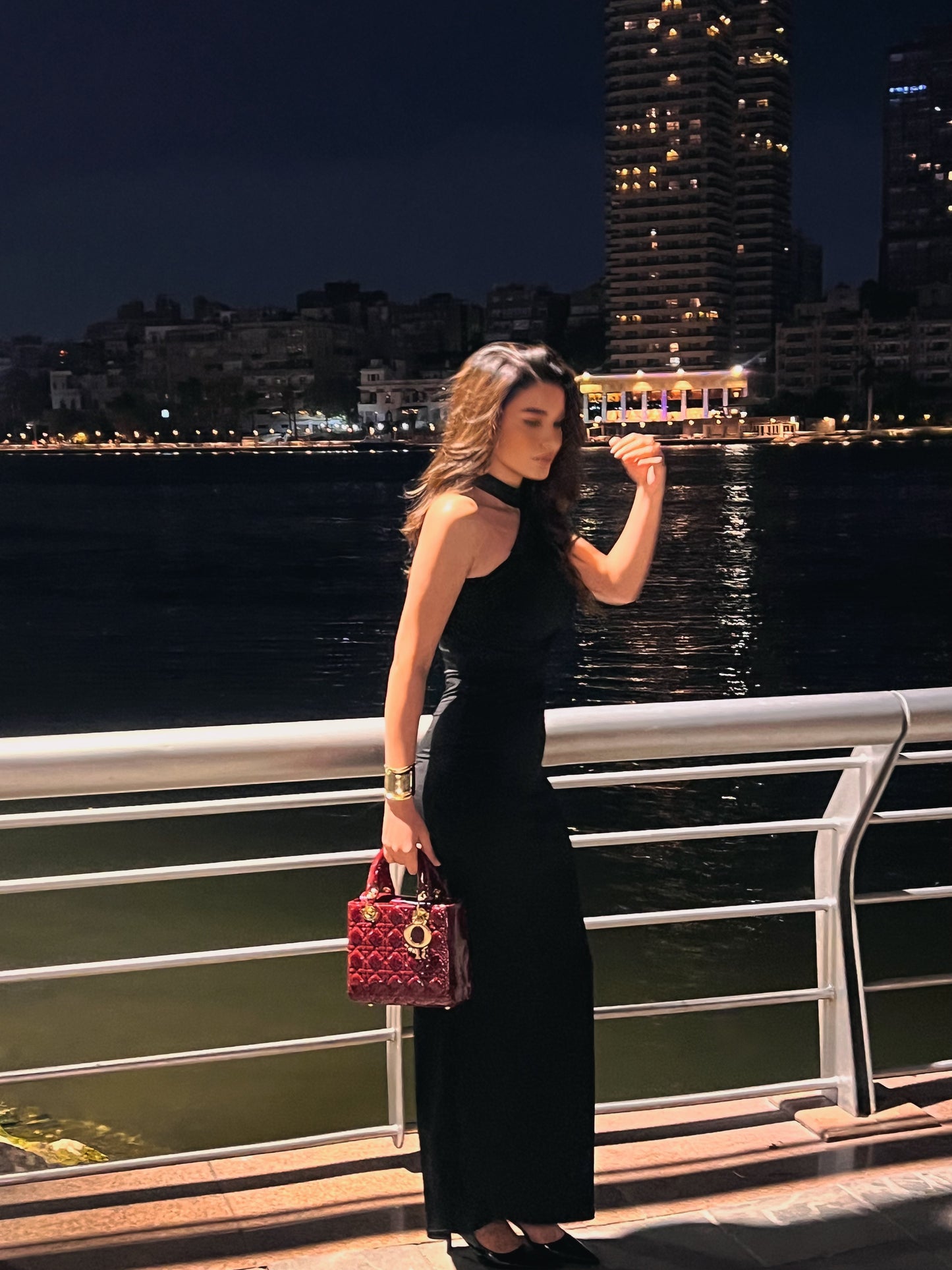 Black Marcia Long Dress