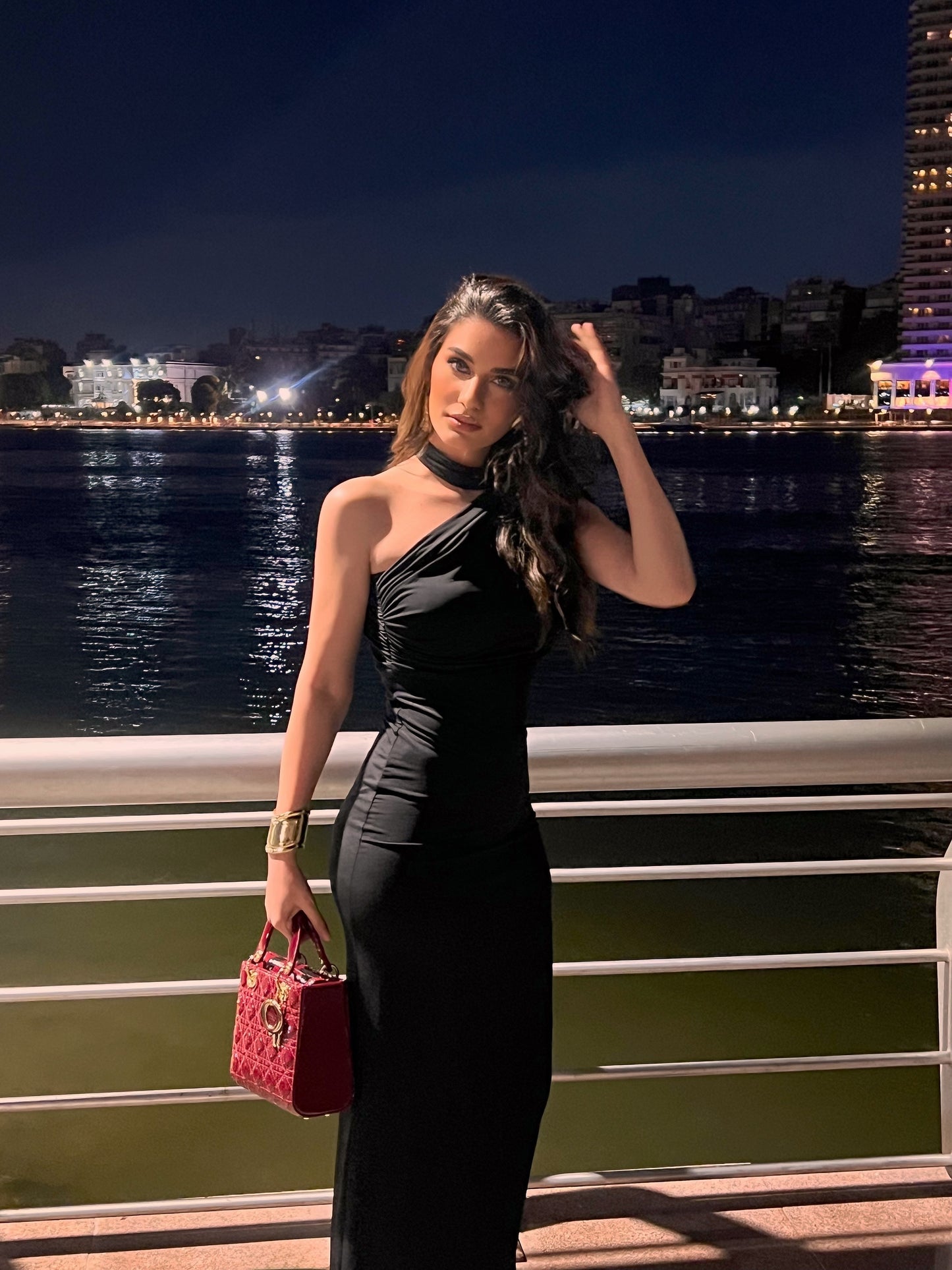 Black Marcia Long Dress