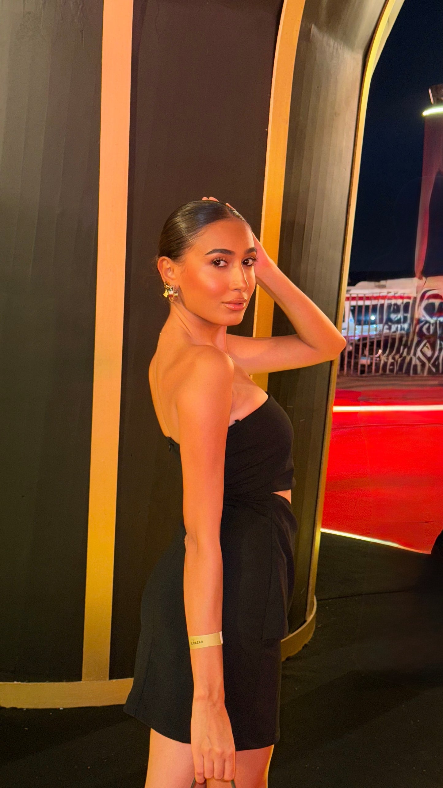 Black Diana Mini Dress