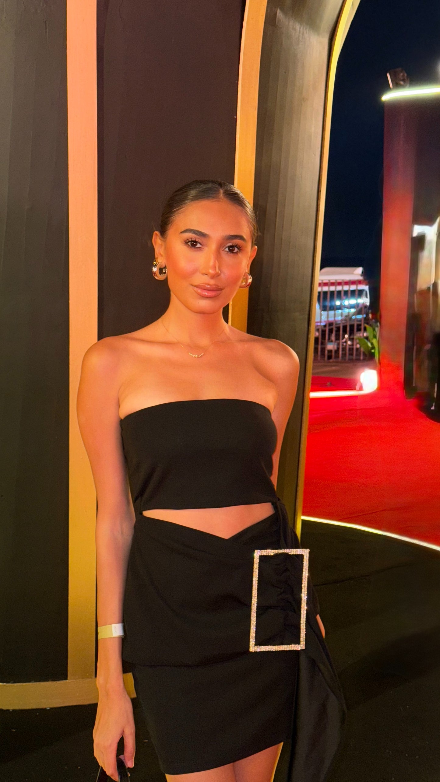 Black Diana Mini Dress