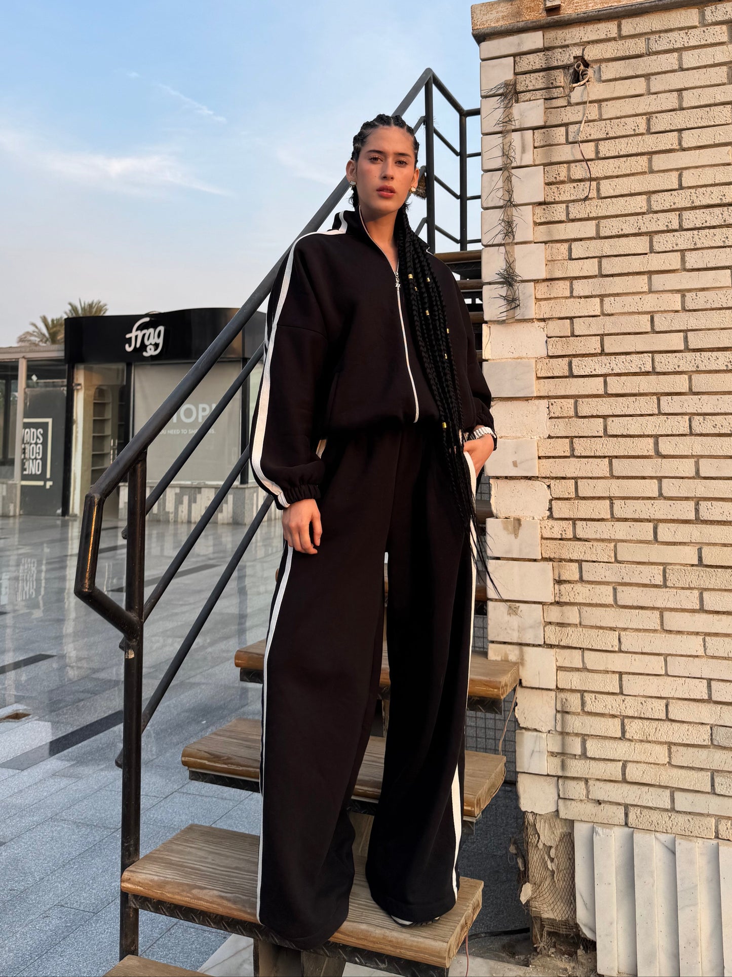 black Tommys Tracksuit