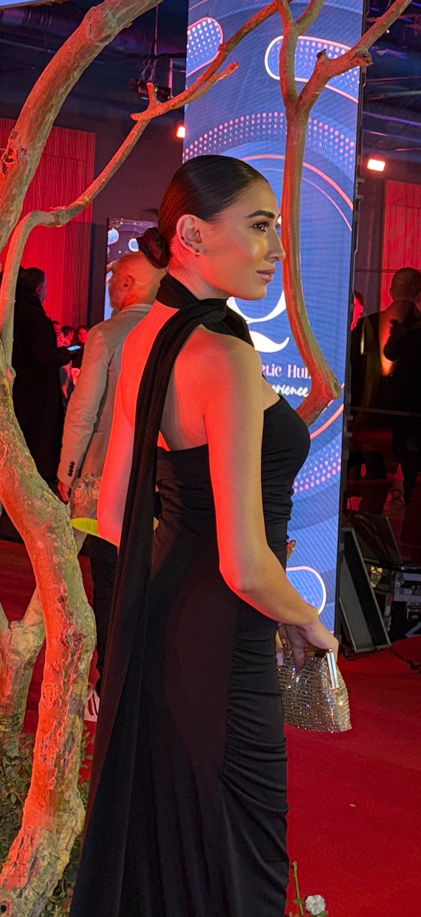 Black Coraline Tie Dress