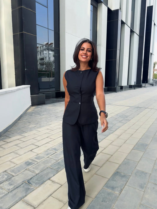 Black Trouser Suit