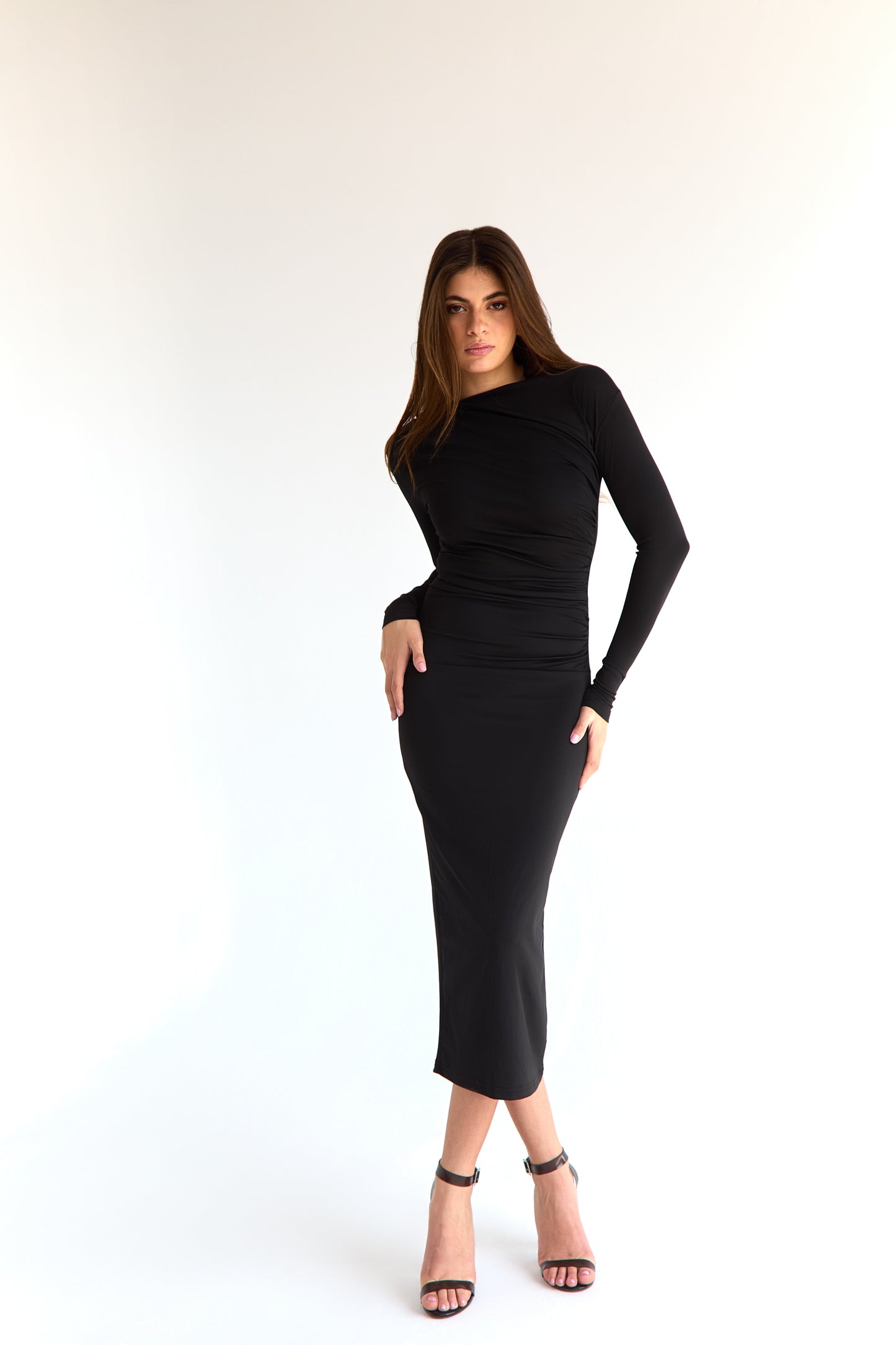 Black  SCUBA FABRIC DRESS
