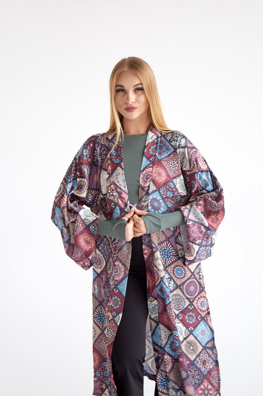 Satin kimono 1