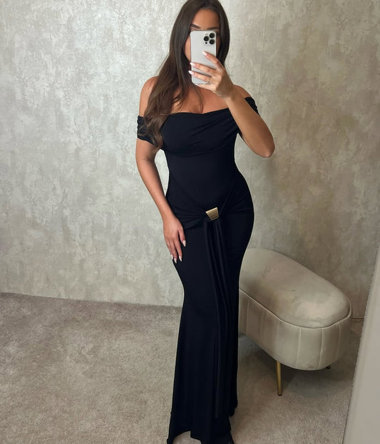 Black Allayia Long Dress