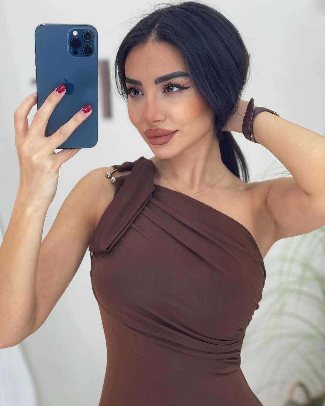 Brown Marcia Long Dress
