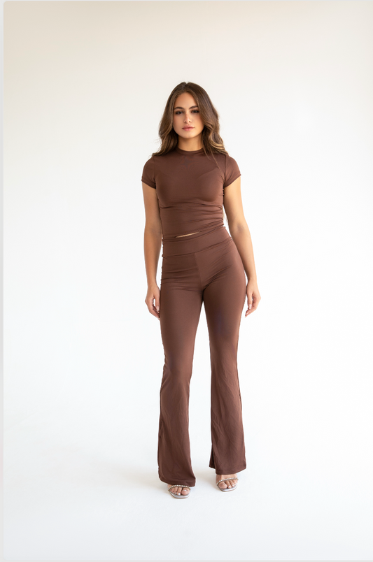 BROWN _ MICRO DOUBLE SET