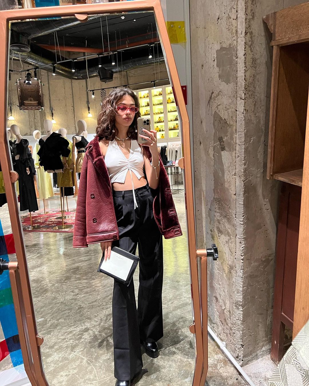 Black Fabric pants