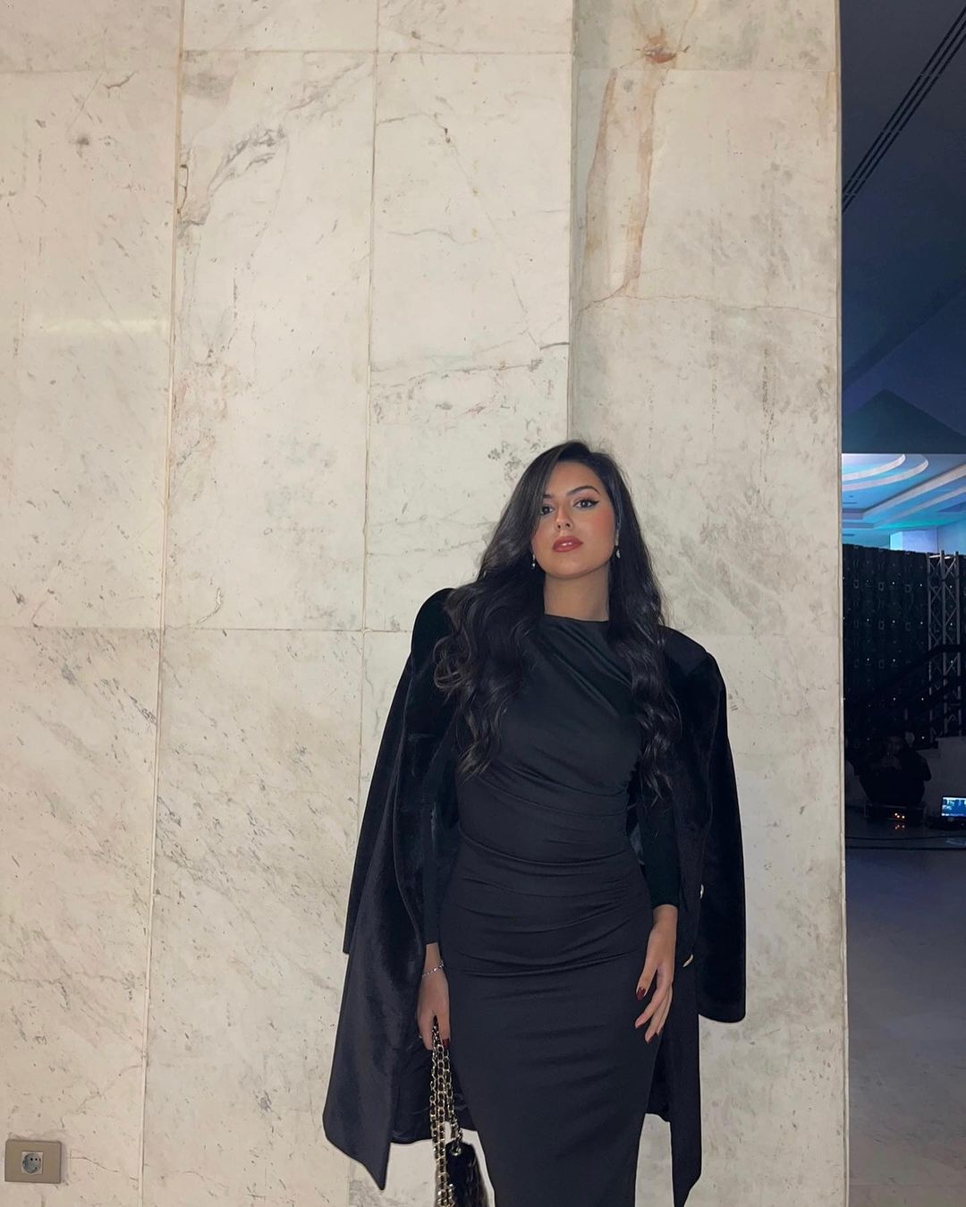 Black  SCUBA FABRIC DRESS