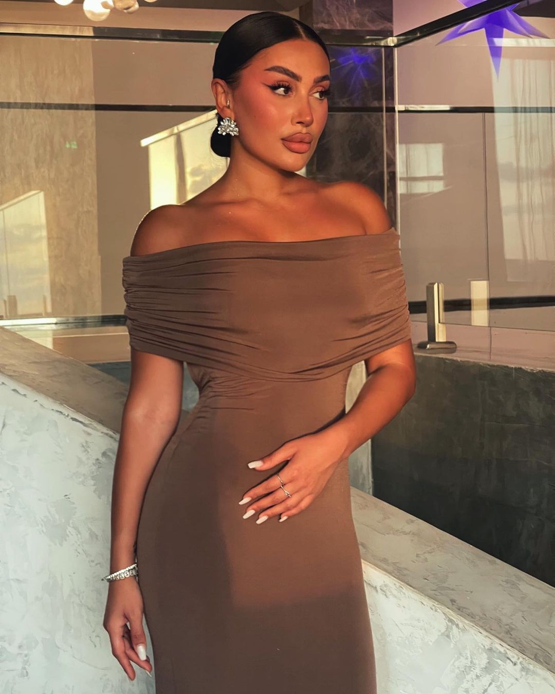Brunella Back Detailed Dress