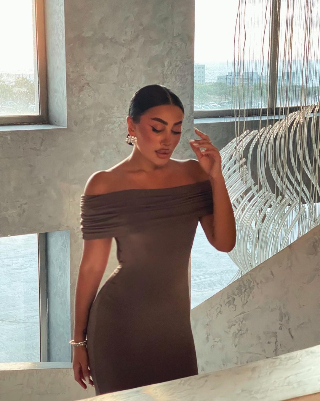 Brunella Back Detailed Dress